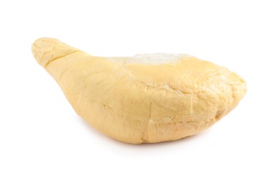 Photo of Piece of fresh ripe durian isolated on white