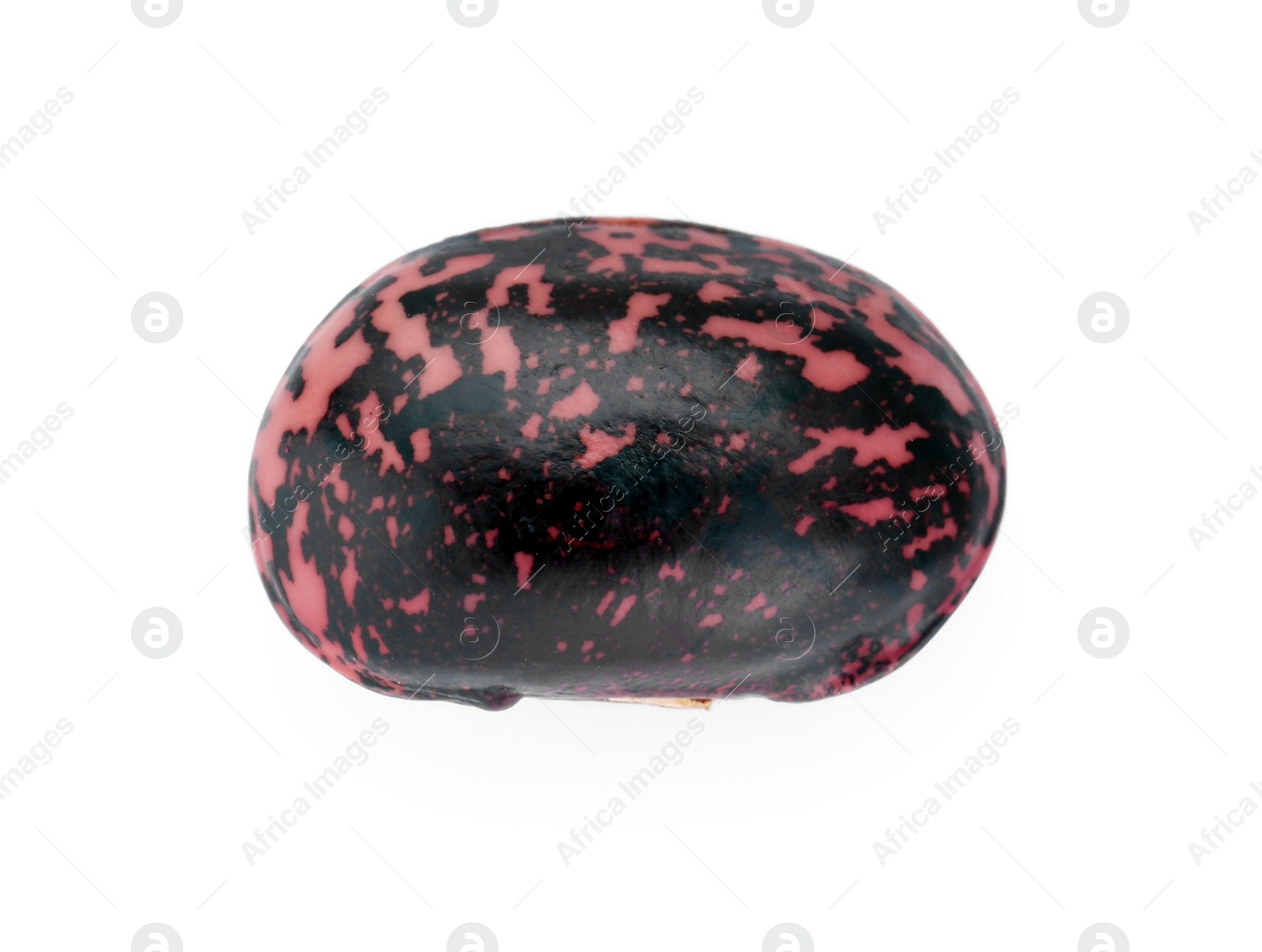 Photo of Dry kidney bean isolated on white, top view