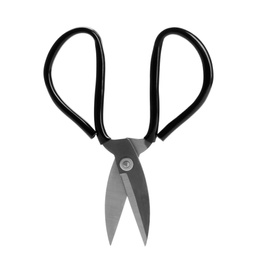 Photo of Pair of craft scissors on white background