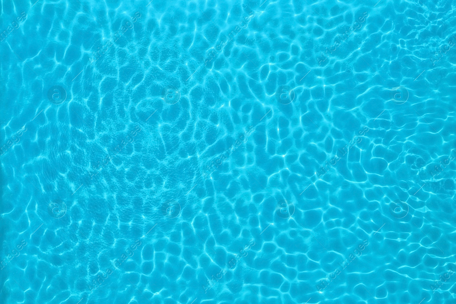 Image of Pure water with ripples in swimming pool