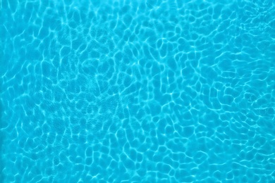 Image of Pure water with ripples in swimming pool