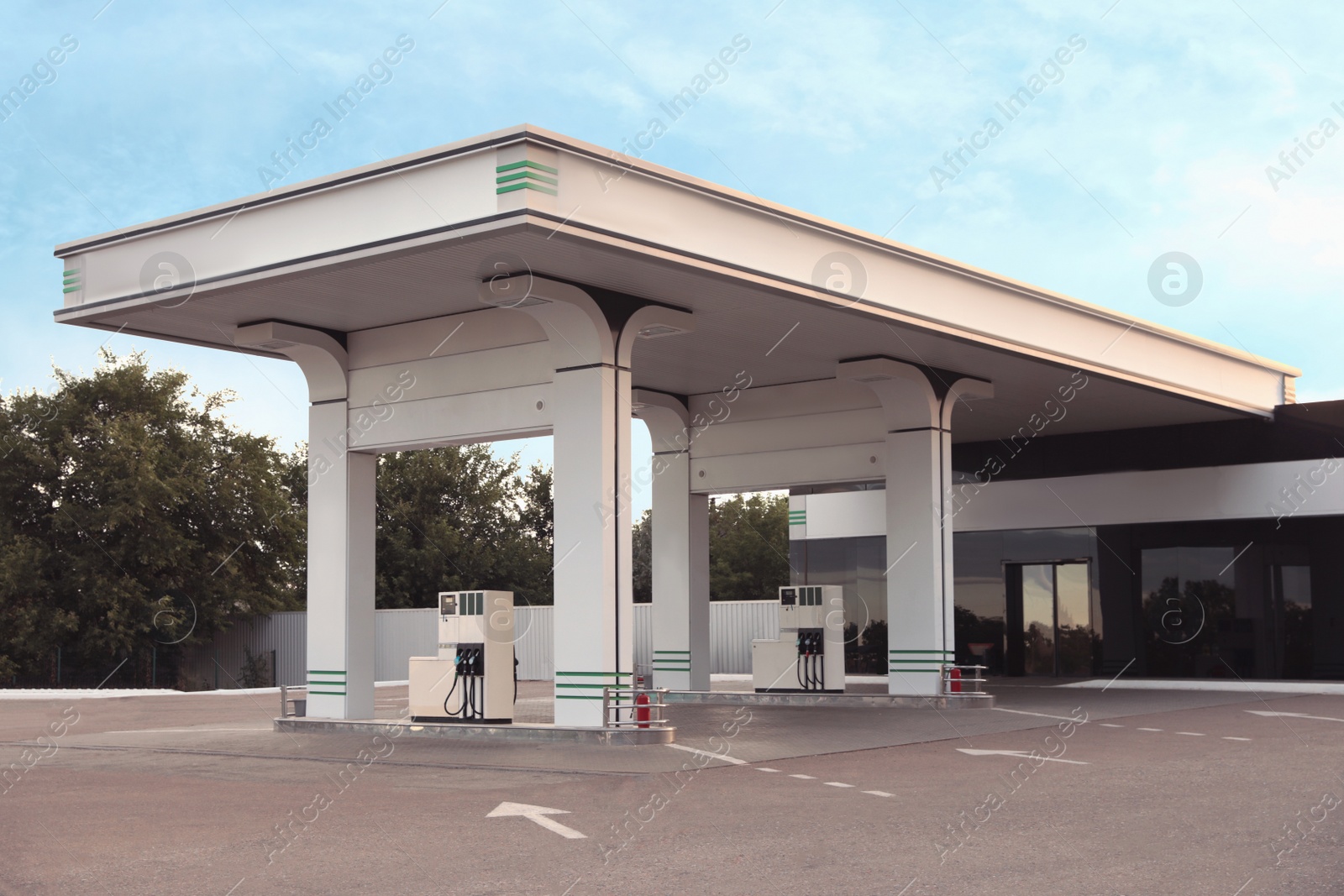 Photo of Modern gas station outdoors on sunny day