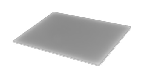 Modern computer mouse pad isolated on white