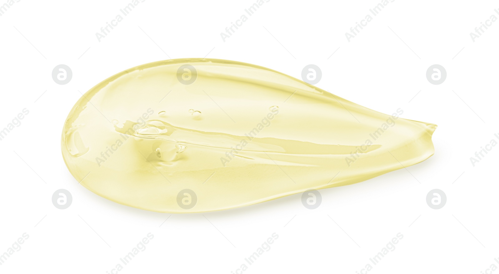 Image of Sample of cosmetic gel isolated on white