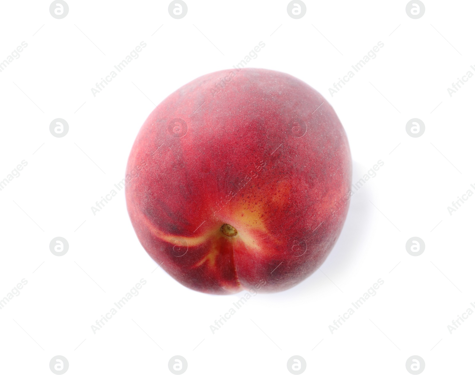 Photo of Fresh sweet juicy peach on white background