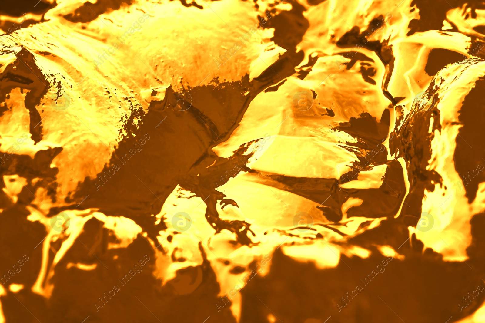 Image of Texture of shiny golden surface as background, closeup