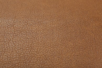 Photo of Light brown leather as background, above view