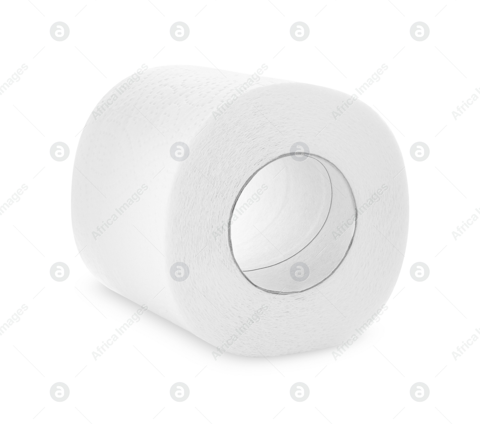 Photo of Roll of toilet paper isolated on white