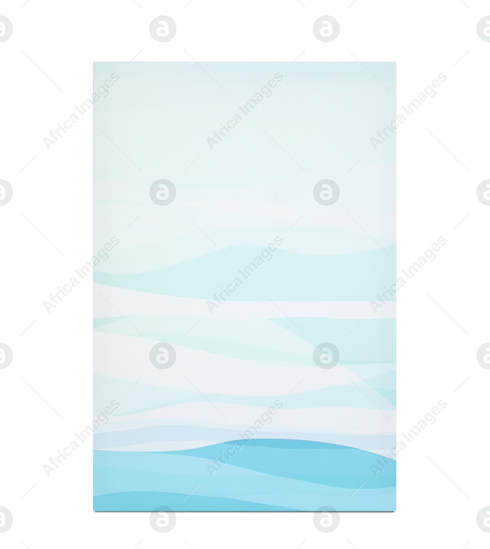 Photo of Beautiful abstract painting on white background. Element of interior decor