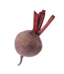 Photo of Whole fresh red beet isolated on white