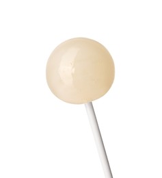 Tasty lollipop isolated on white. Confectionery product