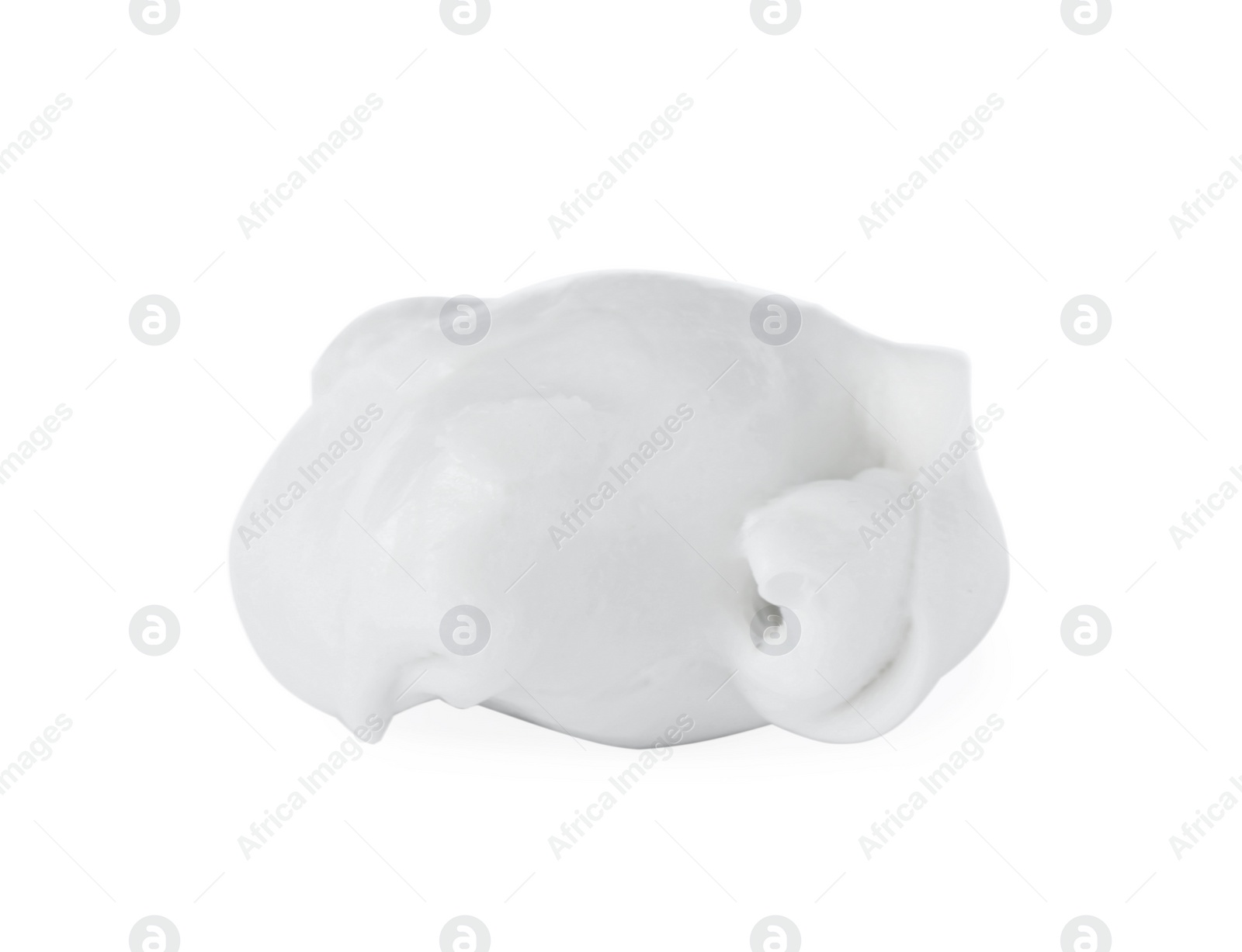 Photo of One used chewing gum on white background