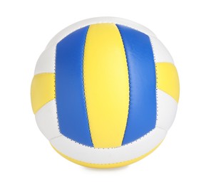 New leather volleyball ball isolated on white