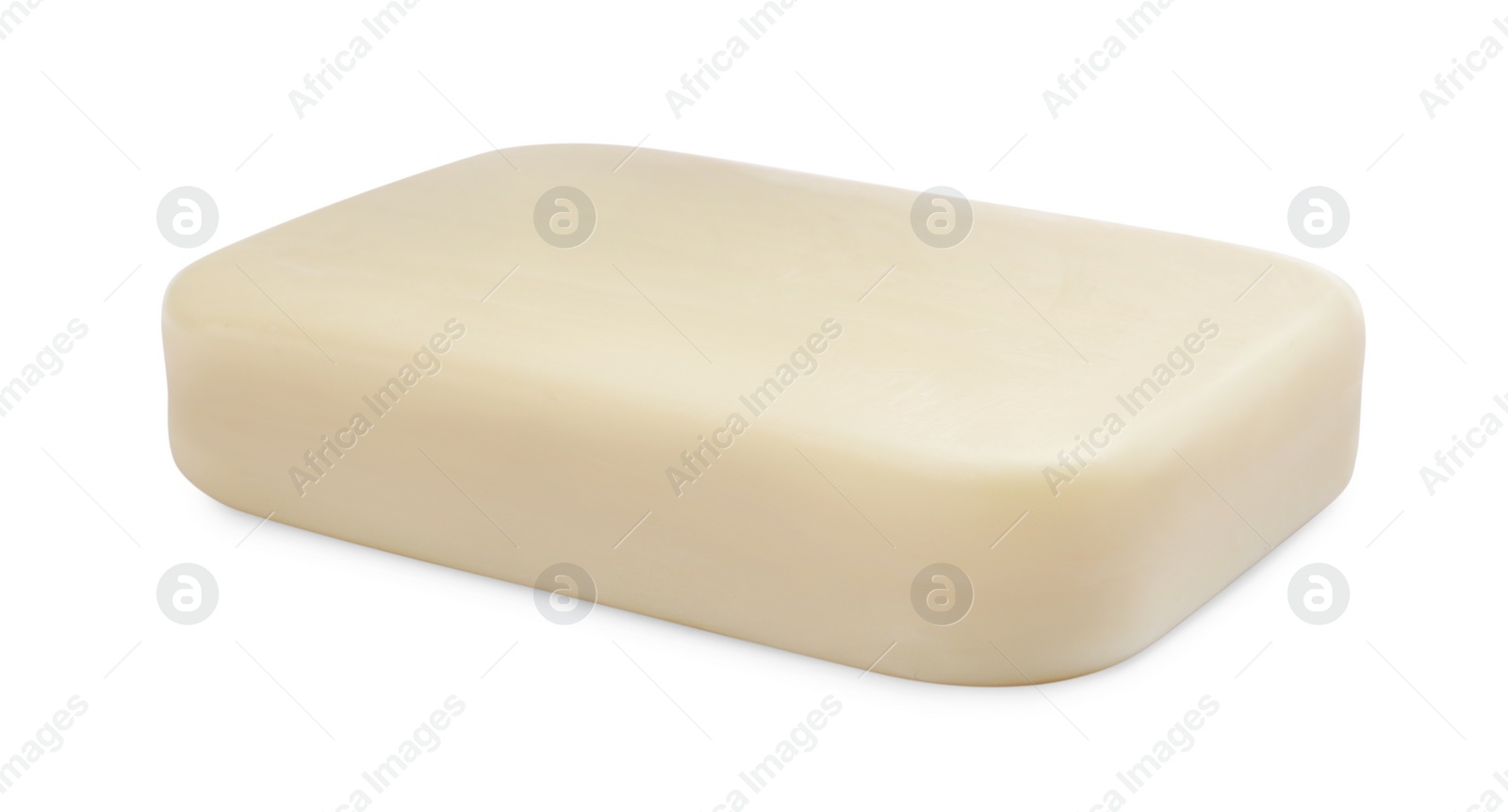 Photo of Soap bar on white background. Personal hygiene