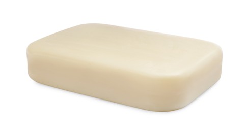 Photo of Soap bar on white background. Personal hygiene