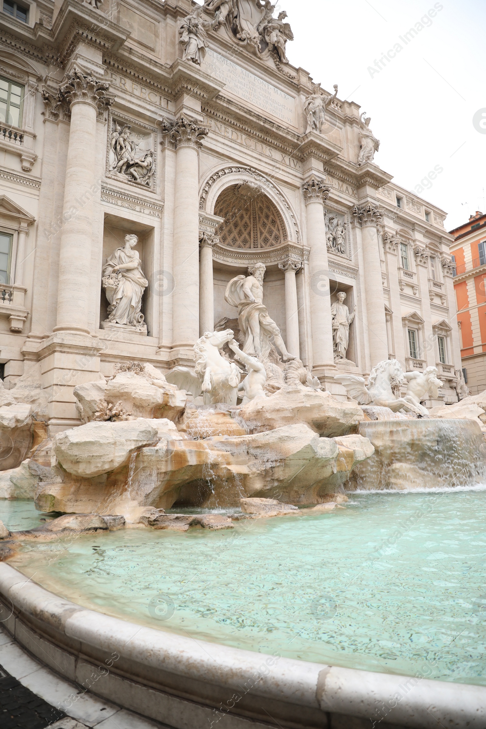 Photo of ROME, ITALY - FEBRUARY 5, 2024: Beautiful Trevi fountain outdoors