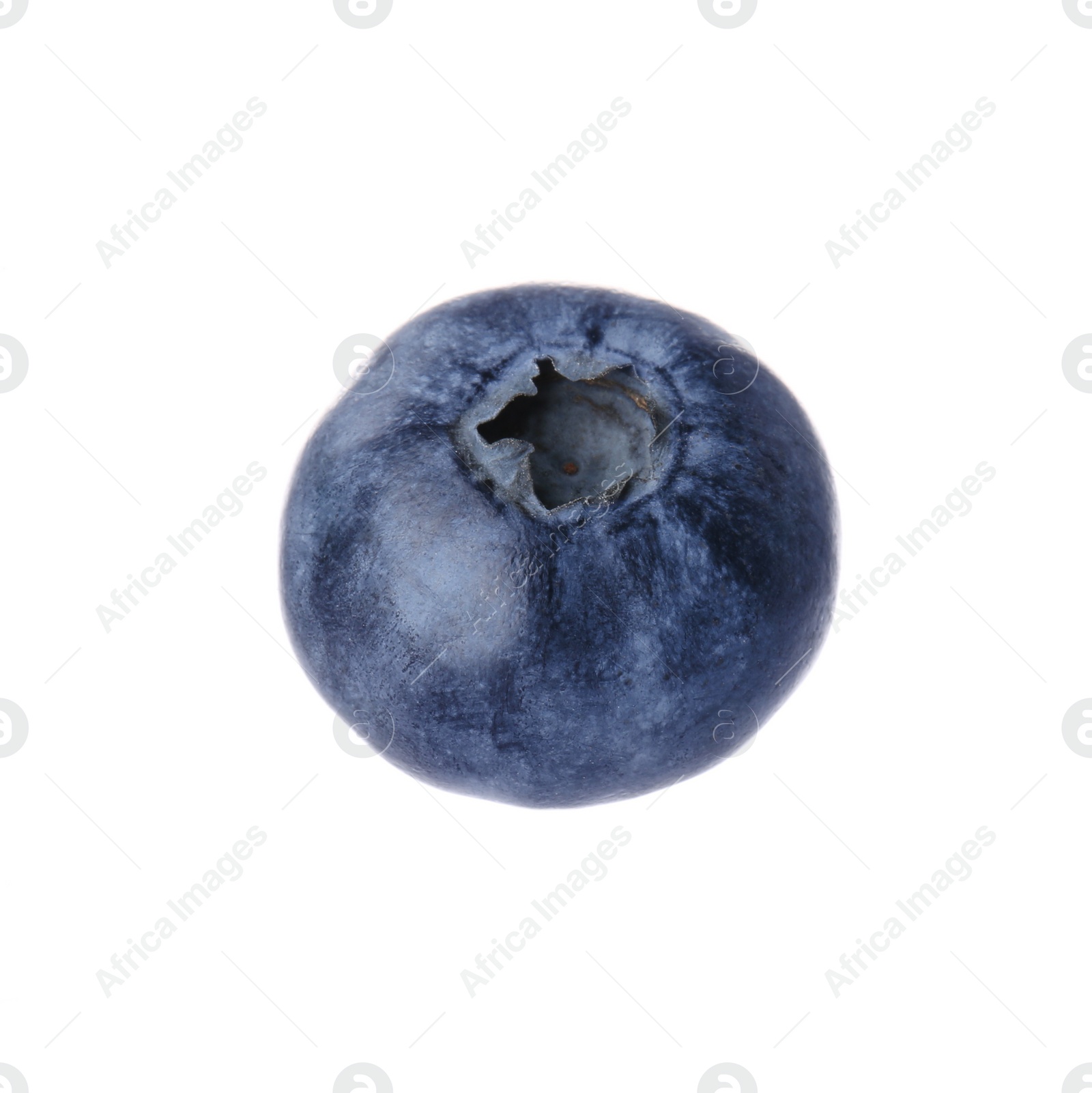 Photo of Tasty ripe fresh blueberry isolated on white