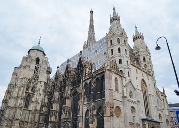 VIENNA, AUSTRIA - JUNE 17, 2018: Beautiful view of St. Stephen's Cathedral