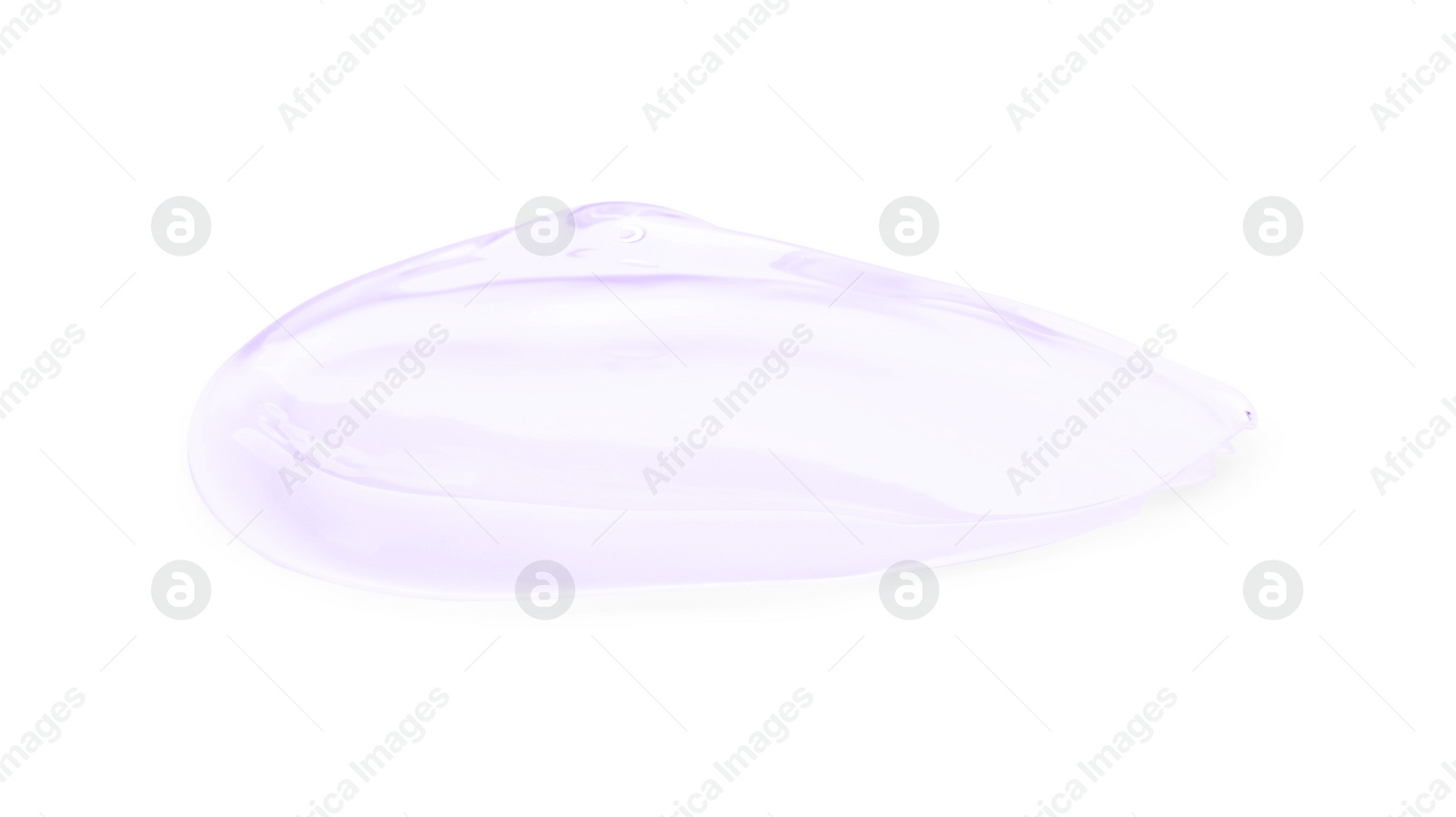 Image of Sample of cosmetic gel isolated on white