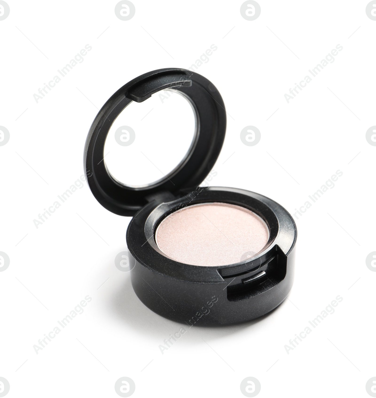 Photo of Eye shadow on white background. Decorative cosmetics