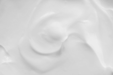 Natural body cream as background, closeup