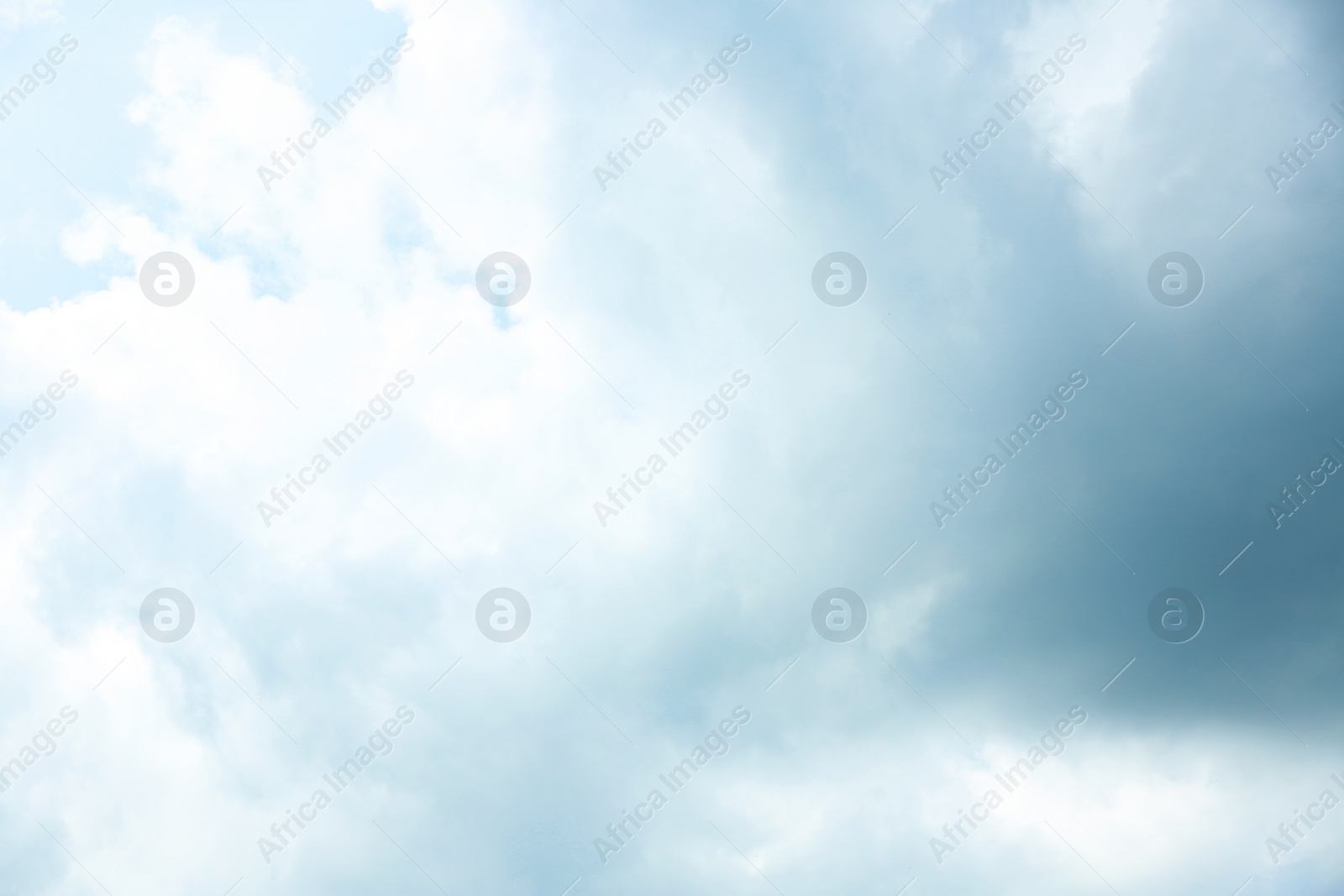 Photo of Sky with heavy rainy clouds on grey day