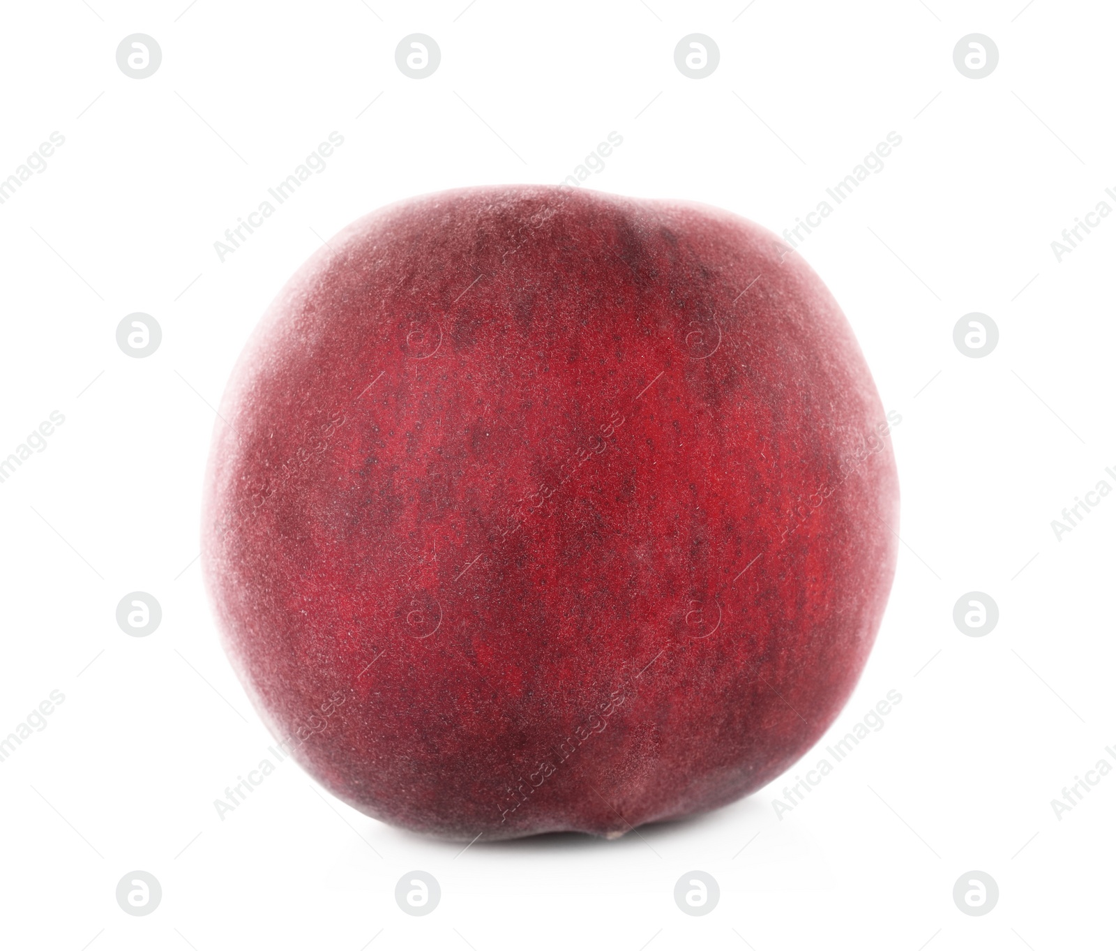 Photo of Delicious ripe sweet peach isolated on white