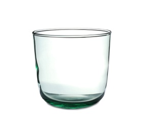 New clean empty glass isolated on white