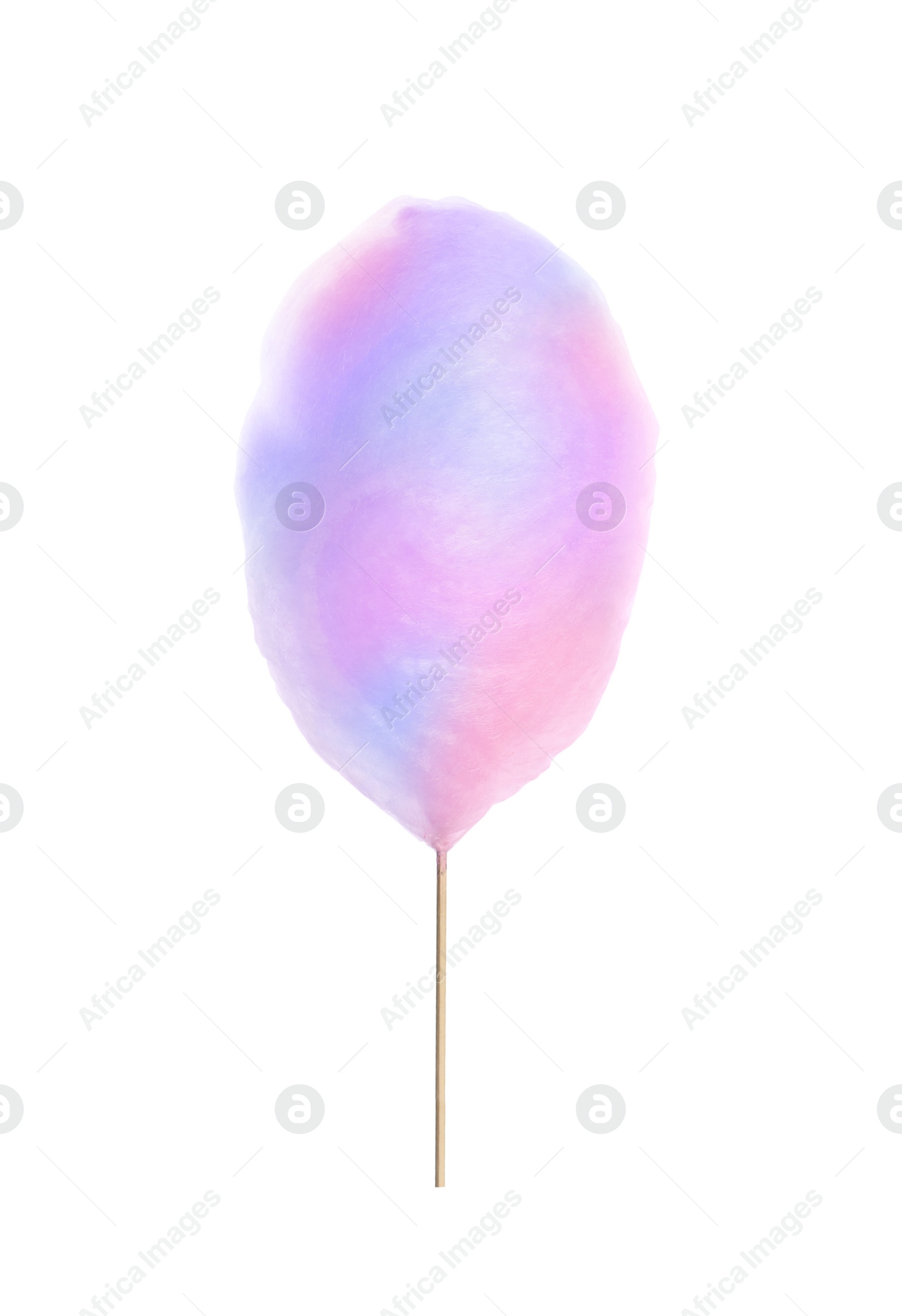 Image of Multicolor sweet cotton candy on white background