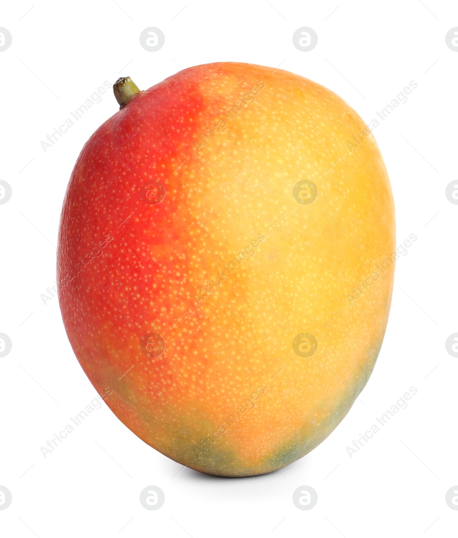 Photo of Delicious ripe juicy mango isolated on white