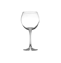 Photo of Empty clean wine glass isolated on white