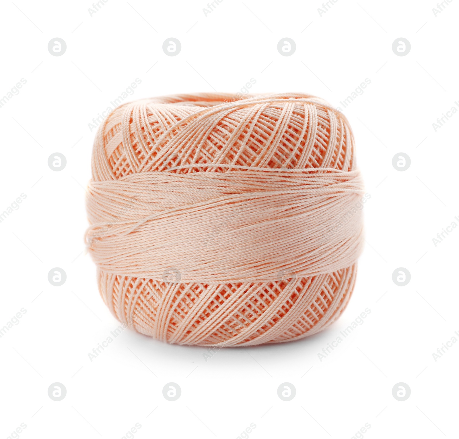 Photo of Color thread on white background