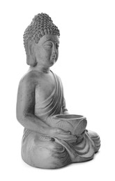 Photo of Beautiful stone Buddha sculpture isolated on white