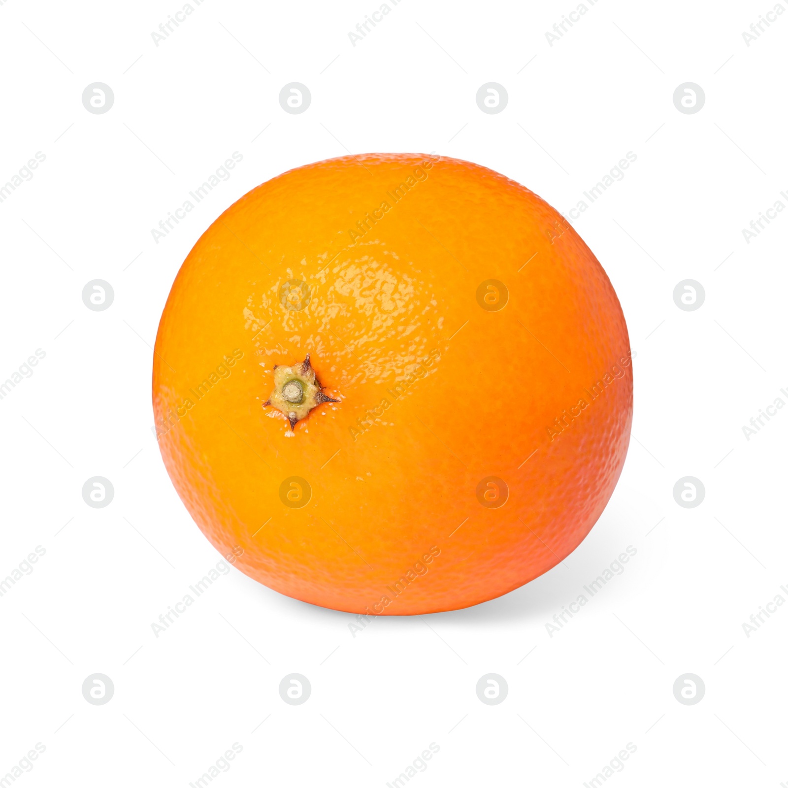 Photo of Fresh ripe juicy tangerine isolated on white