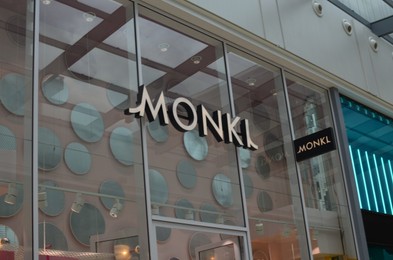 Utrecht, Netherlands July 02, 2022: Monki store in shopping mall