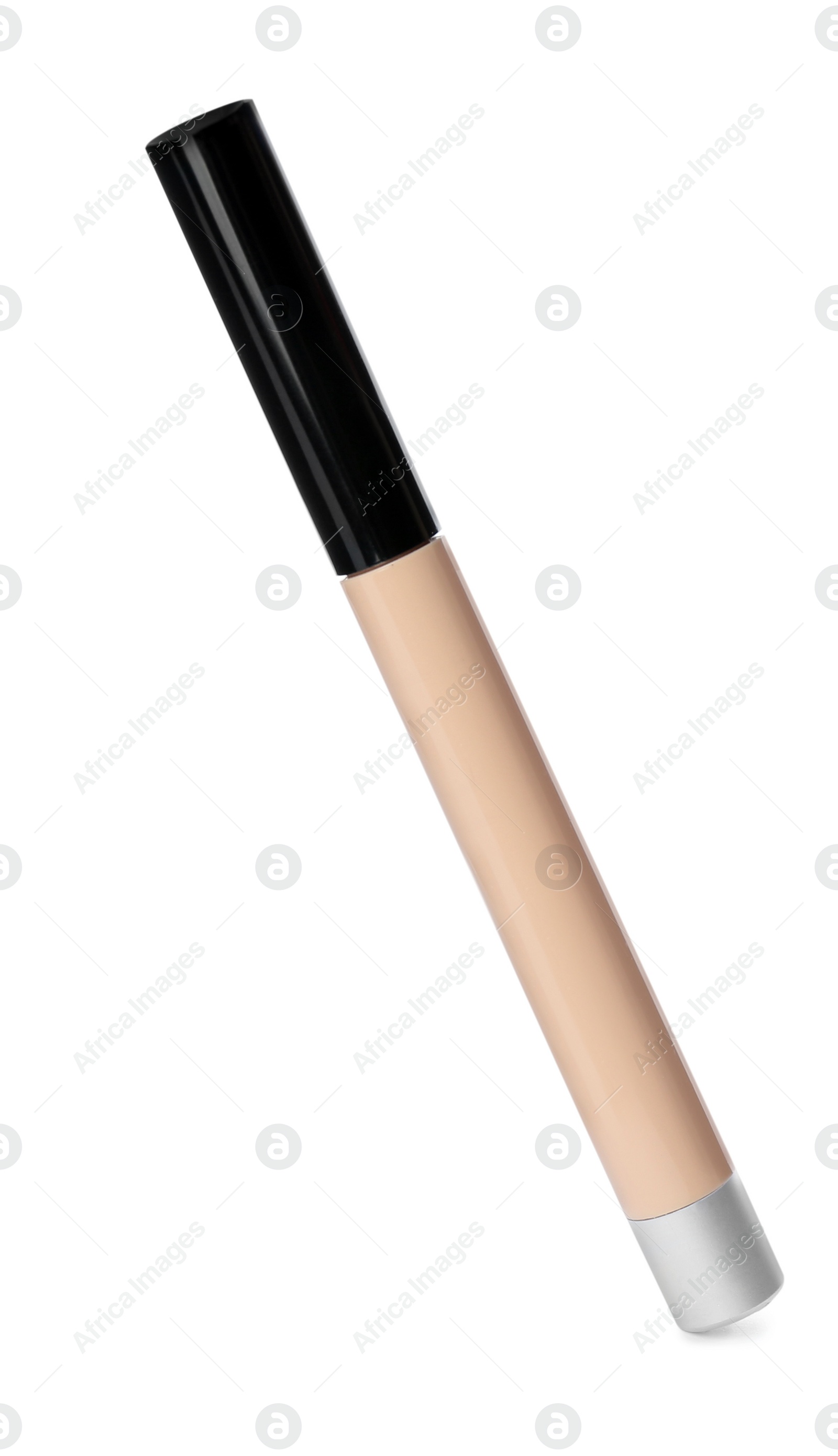 Photo of Stick concealer isolated on white. Makeup product