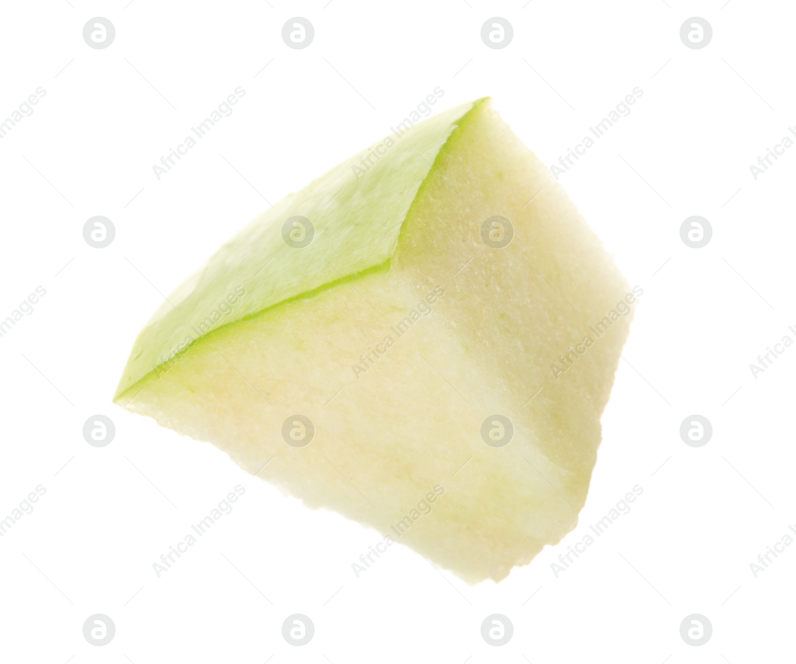 Photo of Slice of fresh apple on white background