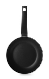 Photo of New non-stick frying pan isolated on white