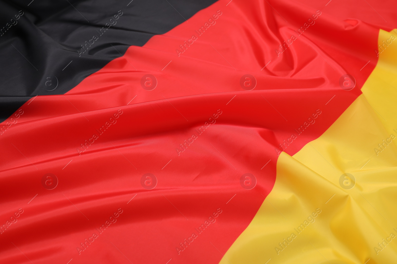 Photo of Flag of Germany as background, closeup. National symbol