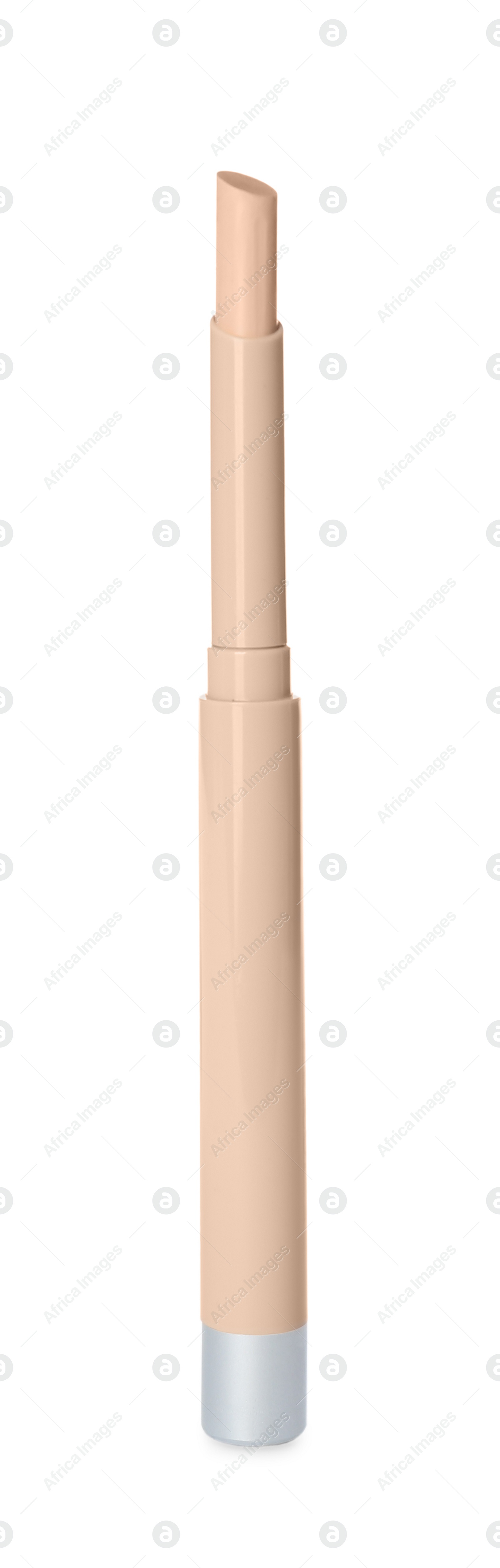 Photo of Stick concealer isolated on white. Makeup product