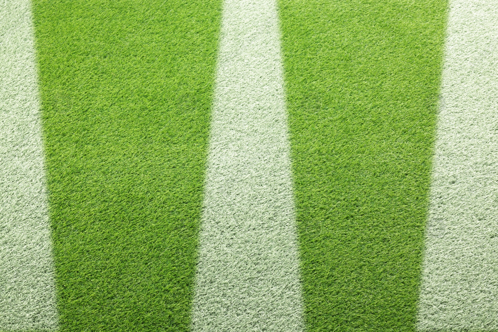 Image of Green grass with white markings, top view