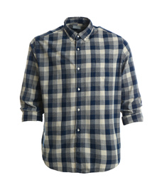 Photo of Checkered shirt on mannequin against white background