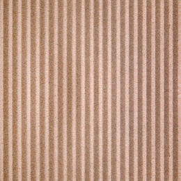 Image of Wall paper design. Brown corrugated sheet of cardboard as background