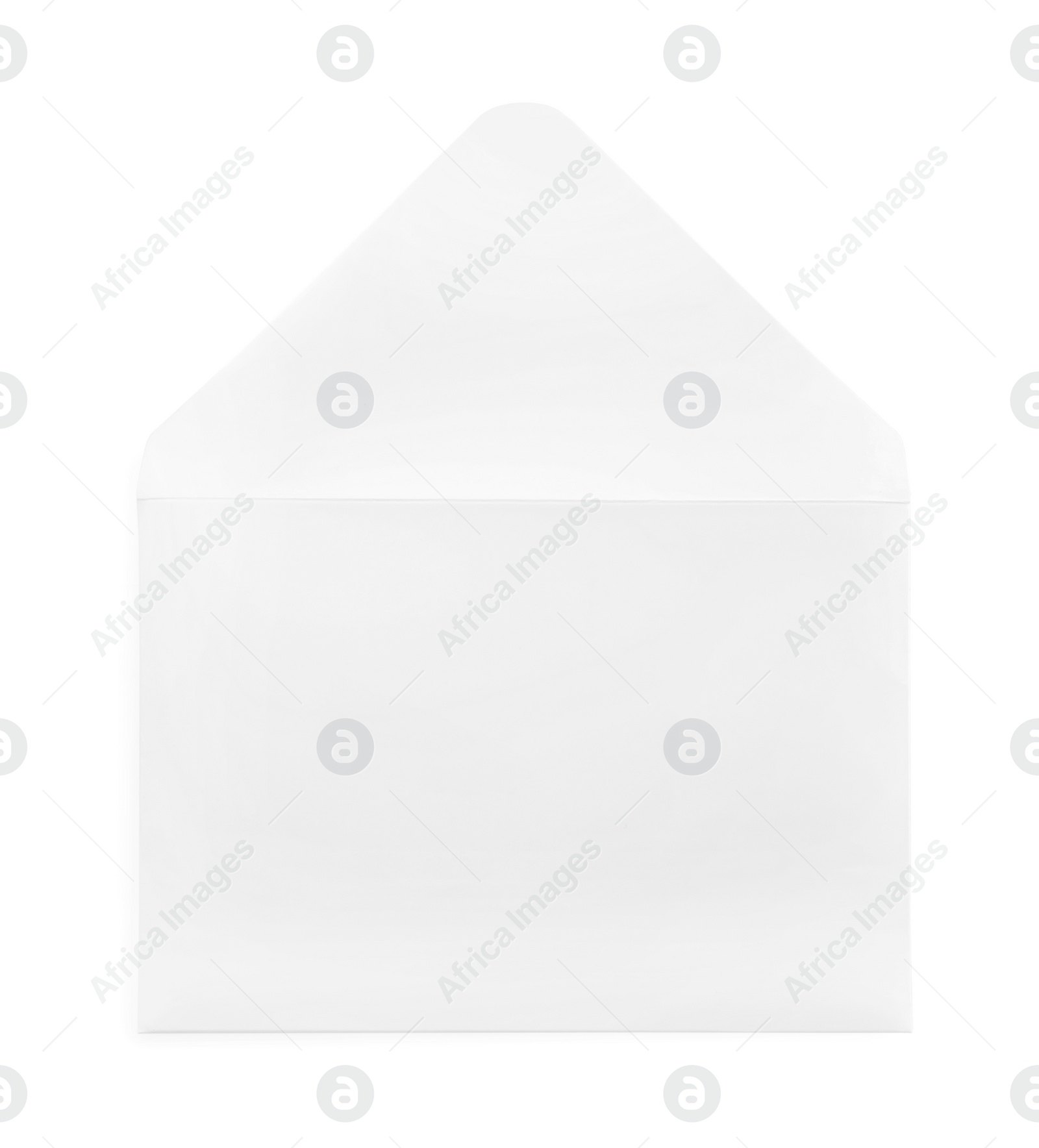 Photo of Simple blank paper envelope isolated on white