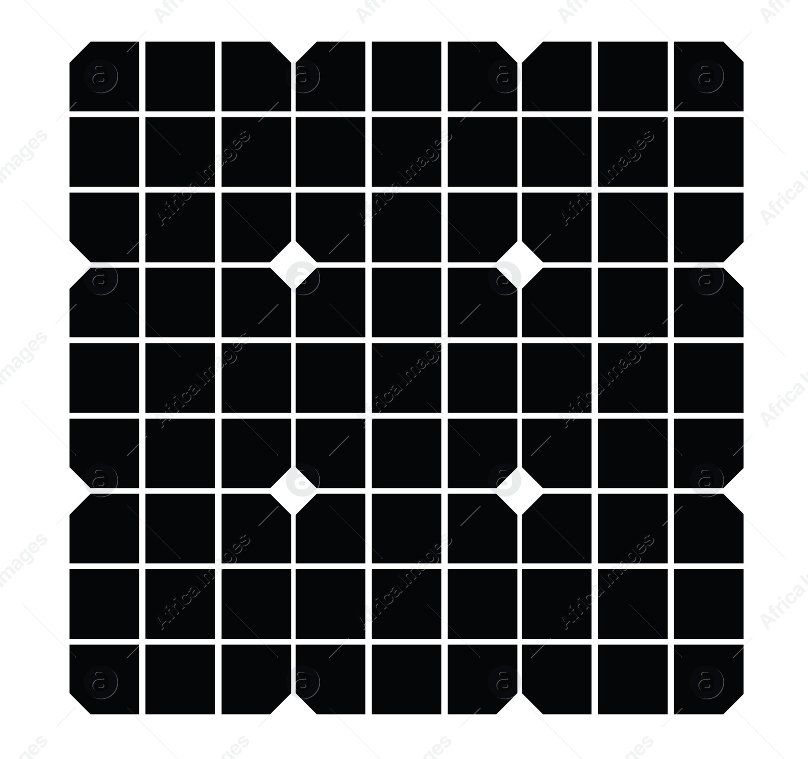 Illustration of  modern solar panel surface. Alternative energy source