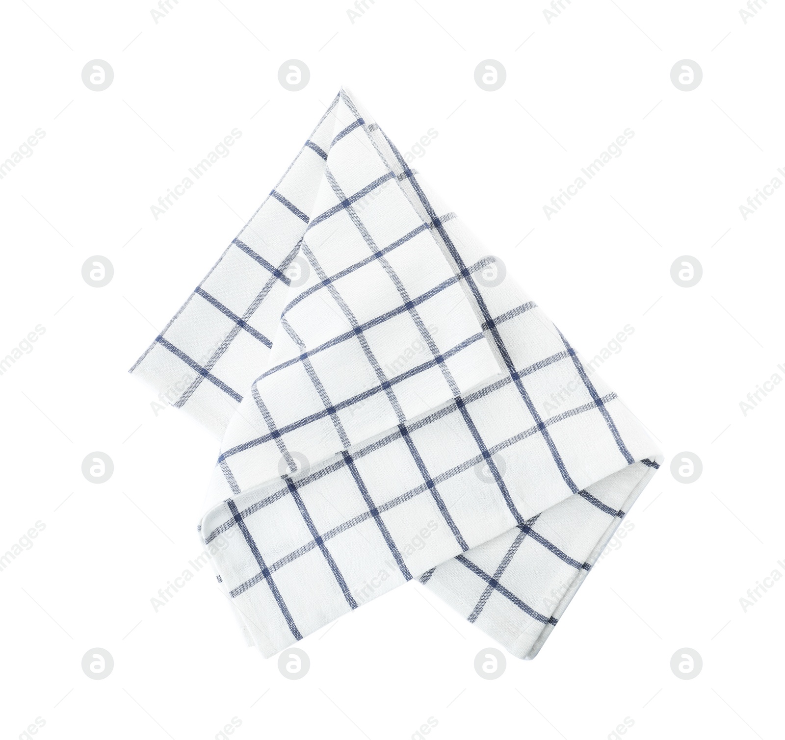 Photo of Fabric napkin for table setting on white background