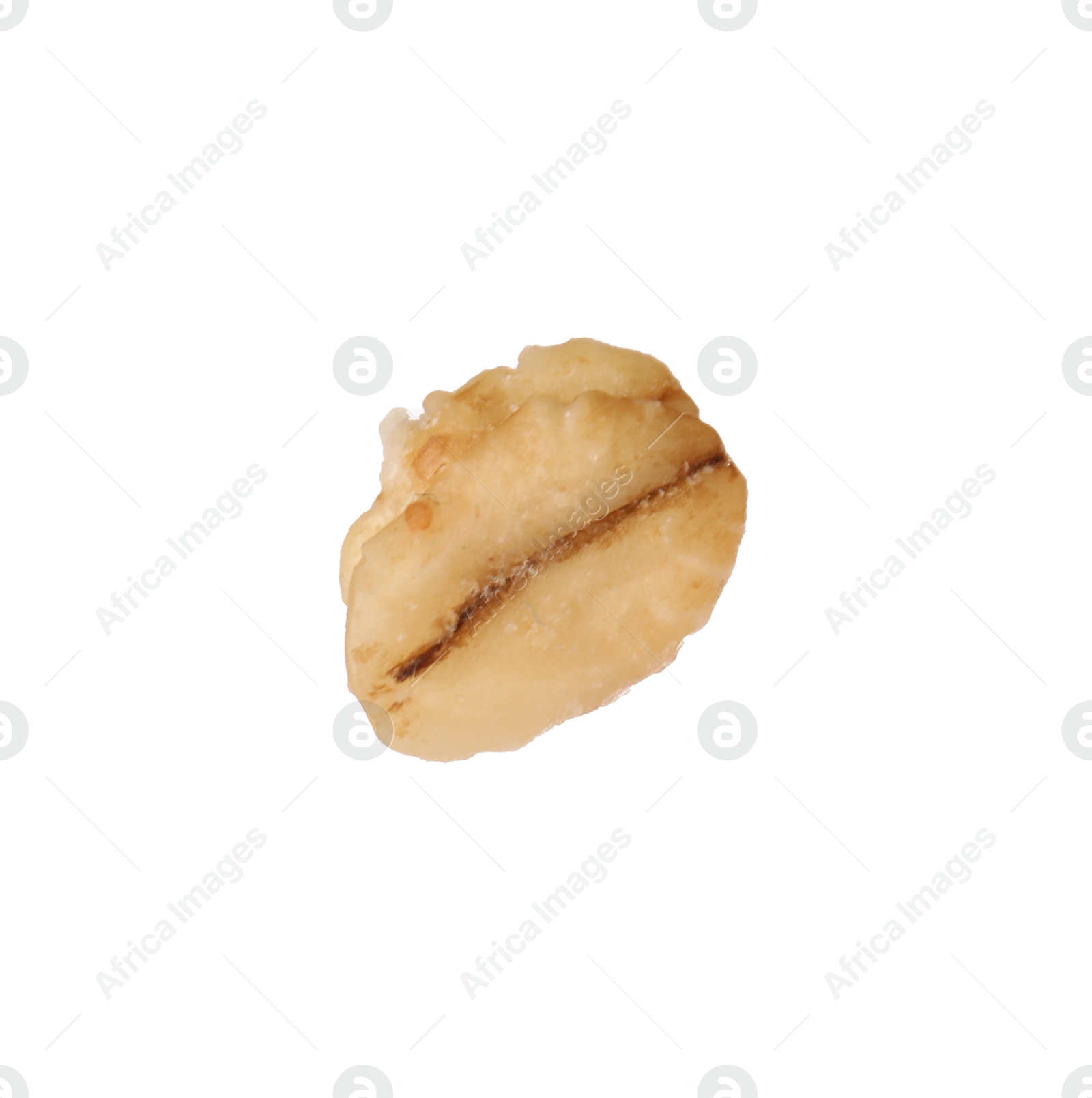 Photo of Oatmeal flake isolated on white. Granola ingredient