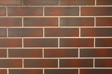 Texture of brown brick wall as background