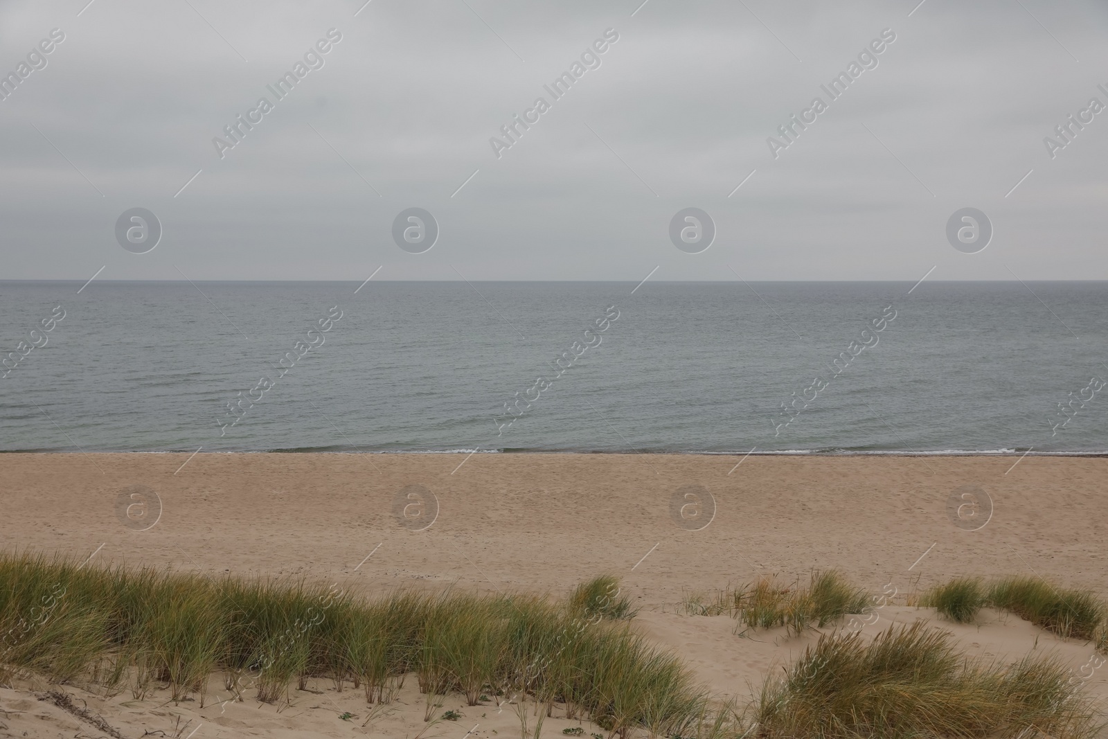 Photo of Picturesque view of sea near sandy beach