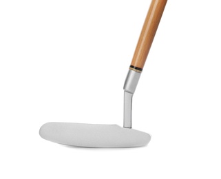 Golf club on white background. Sport equipment